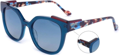 C2 Acetate Optical Frame Transparent Dark Blue