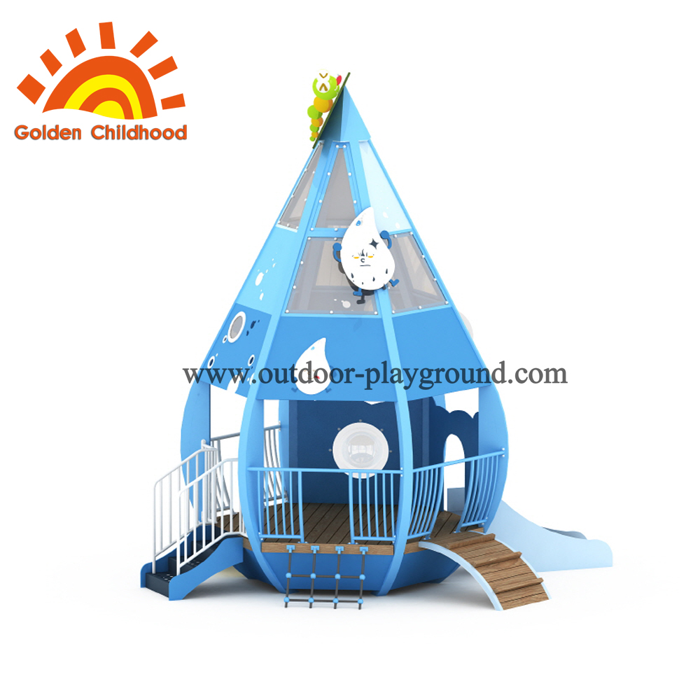 blue theme outdoor playground