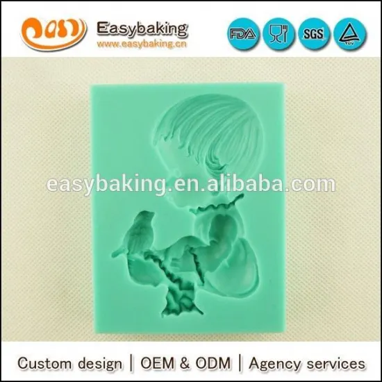 New arrival handsome boy cake silicone molds