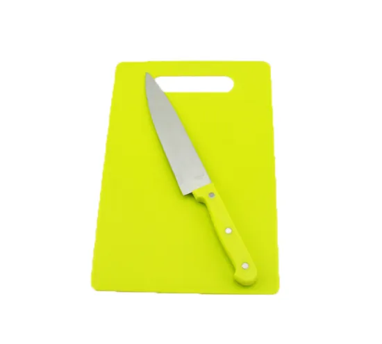 Green Rectangle PP board w/o knife