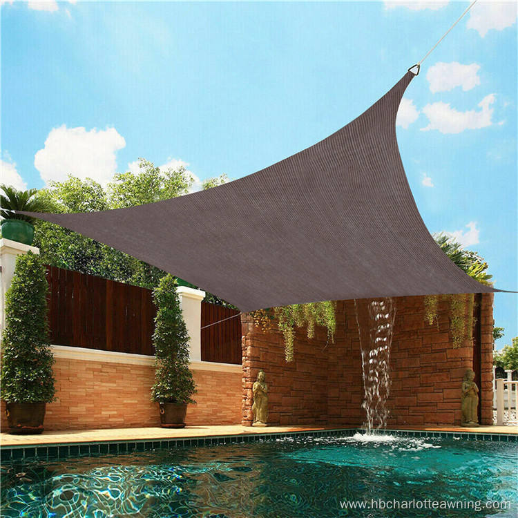 High quality HDPE waterproof sunshade sail