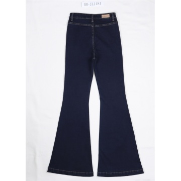 Jeans con acampanado pantalones negros moda