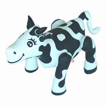 Inflatable Animal Toy, Cow Shape, Different Animal Shapes Can be Made