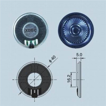 KSV Schwingspule 40 mm, 8 Ohm, 0,5 W, Mylarlautsprecher