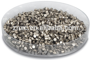 customizable pure coating material 1-3 mm high Purity 99.99% Nb Niobium pellets