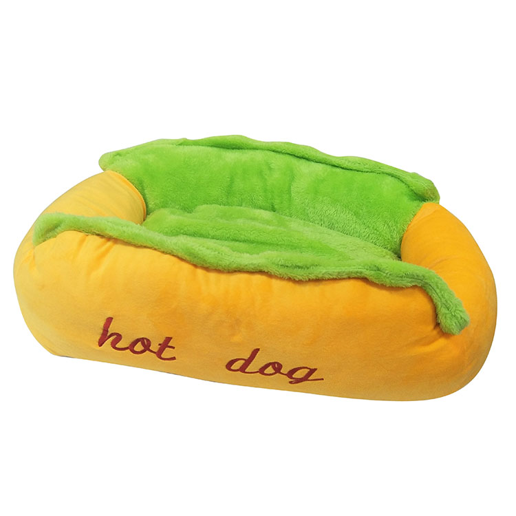 Stylish Hot Dog Shape Pet Bed