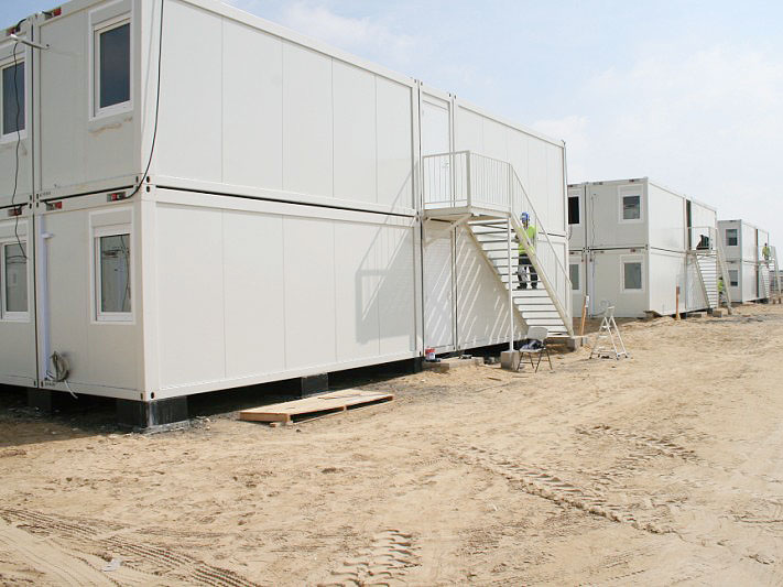 Twee verdiepingen 20 voet Per kamer Container accommodatie