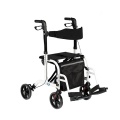 Tonia aluminium staande rolloator vouw rolstoel