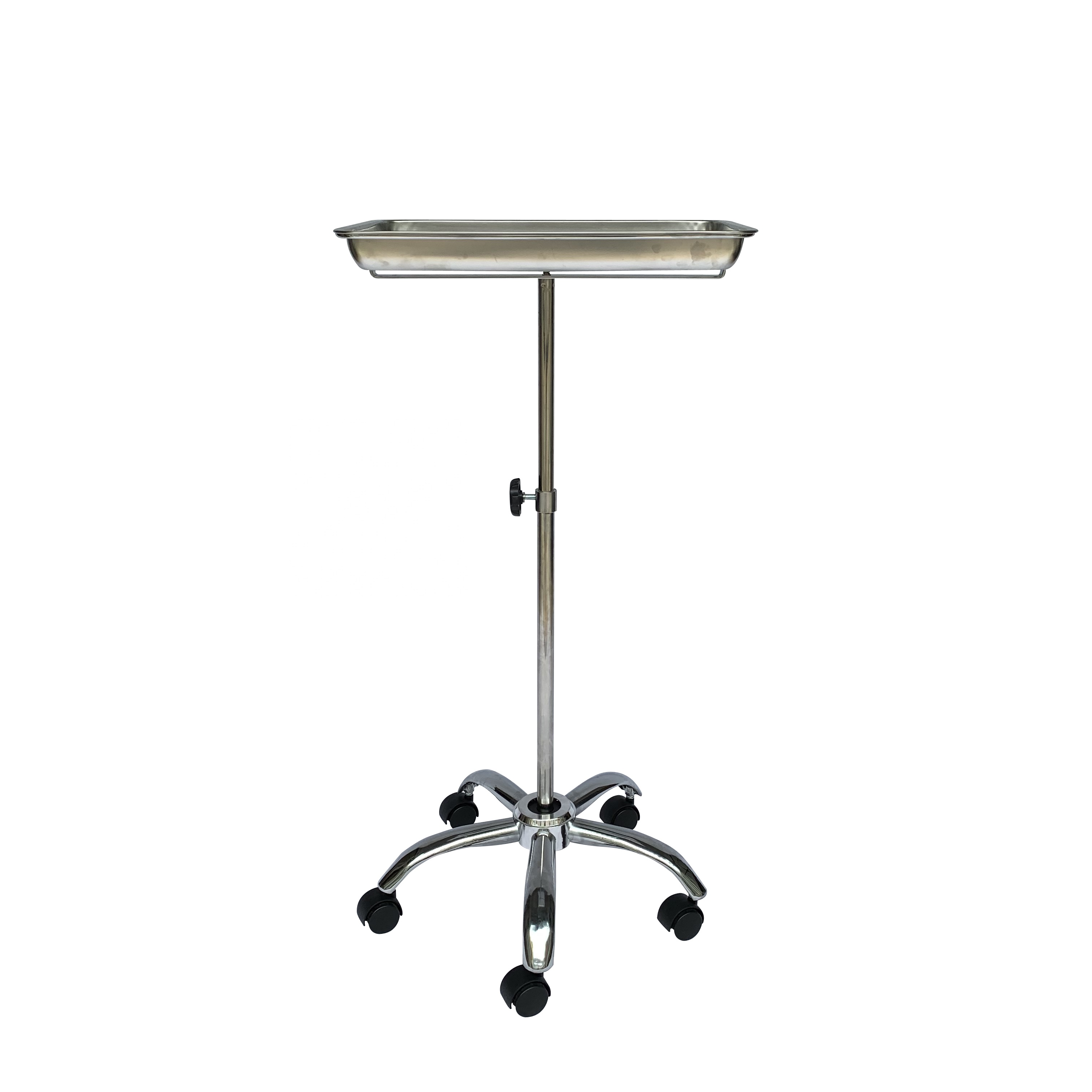 Hospital Adjustable Height Stainless Steel Instrument Stand