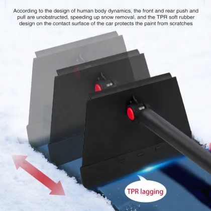 Snow Shark Icebreaker: Extendable Snow Shovel for Cars, Autos, SUVs, and Trucks