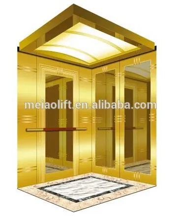 Small machine room passenger elevator