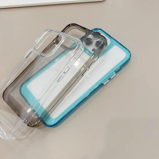 Premium Shockproof Anti-Scratch Clear Hard PC+TPU Air Bag Phone Case for iPhone X/11/12/13/14/15 Pro Max