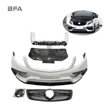 TOPCAR Carbon Fiber Bumper Body Kit for Mercedes-Benz V-Class Vito W447 V260 V250 Upgrades