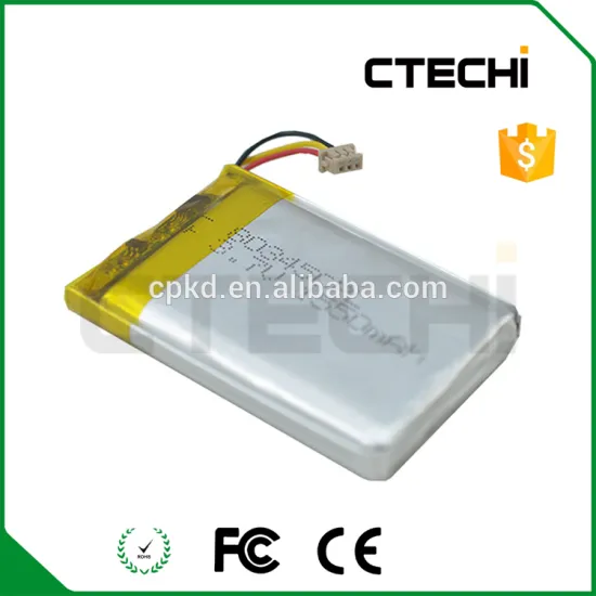 Custom battery size, 3.7v 083450 li-polymer batteries/li-ion polymer battery/3.7v 1550mah li-ion polymer battery