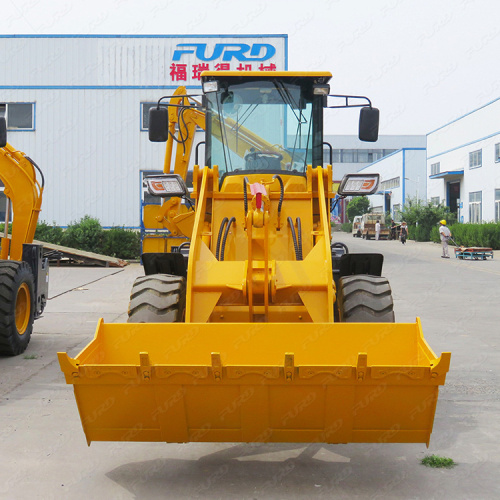 Caricatore di backhoe a quattro ruote motrici per costruzione professionale