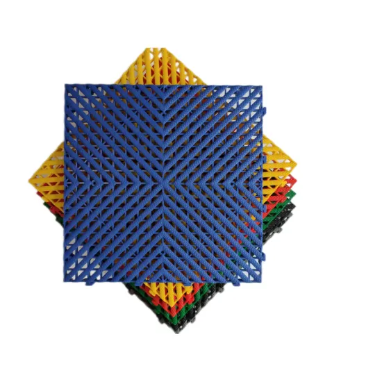 Modular Plastic Interlocking Garage Flooring Tiles - Removable PP Garage Tile System