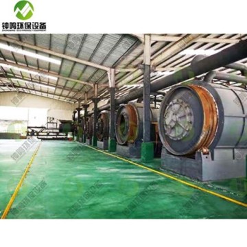 AutomaticTyre Pyrolysis Oil Distillation Plant