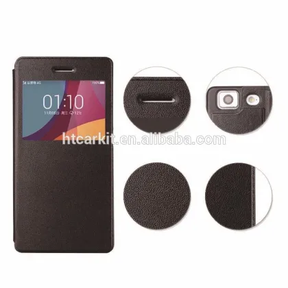 Wholesale Cell Phone Case flip case For Oppo R9 leather case with window
