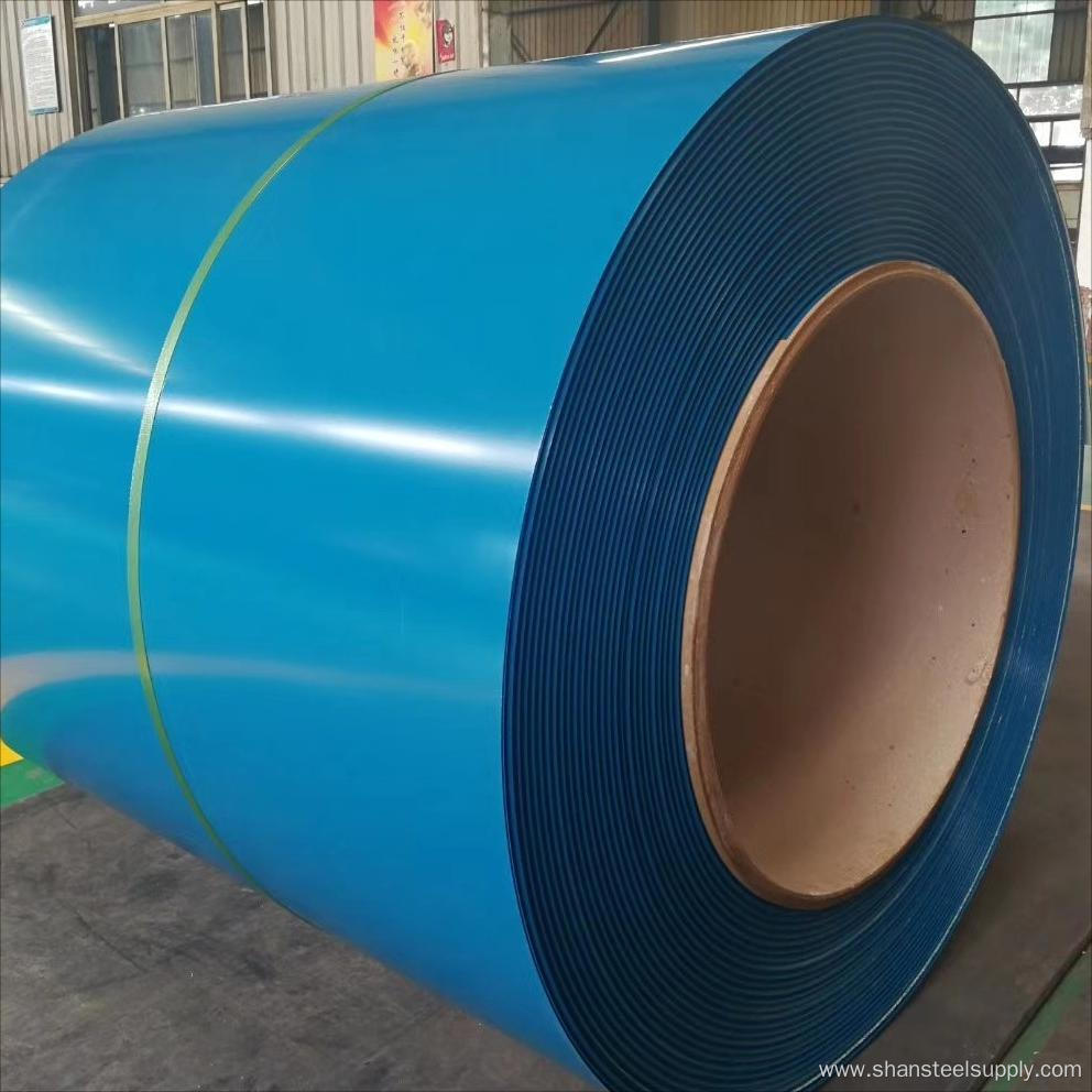 Prepainted Galvalume Steel Coil Silver Color For Indoor