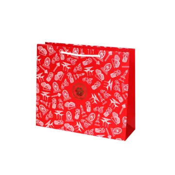 Luxury Wedding Candy Gift Packaging Bag With Handle