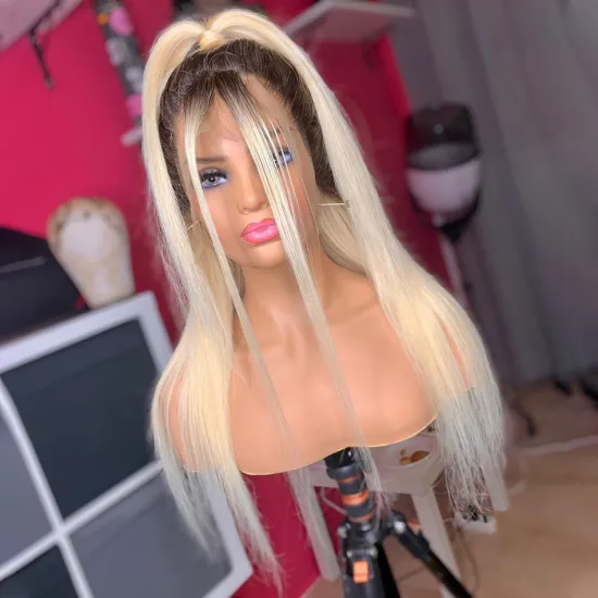 Brazilian 613 Lace Frontal Wigs Cheap Human Lace Wig 150% Density 13x4 Blonde Lace Frontal Wigs Pre Plucked For Black Women