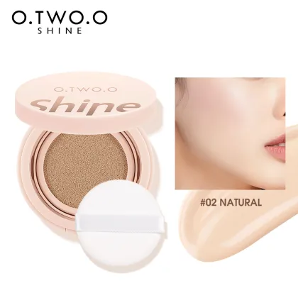 O.TWO.O Air Cushion BB Cream: Full Coverage, Waterproof, Long-Lasting Concealer Compact
