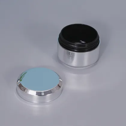 Silvery Plastic Cream Jar 5g 15g Cream Jar
