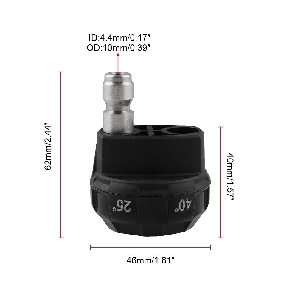 Lavadora de pressão de boa qualidade 6 em 1 bico de pulverização ponta 1/4 polegada Connect 4000 psi