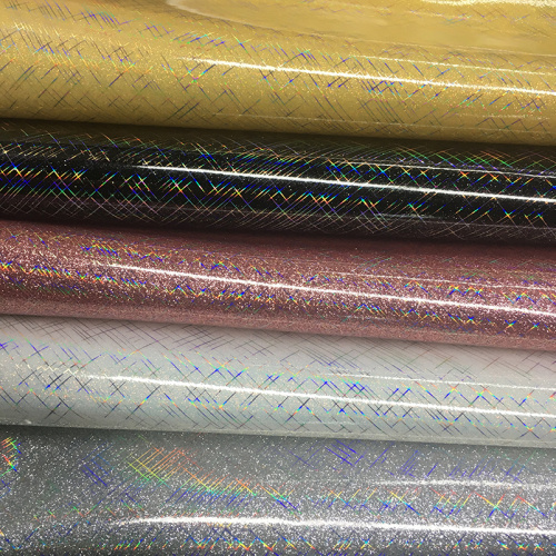 TPU Glitter Deri Shining Tasarım Ayakkabı için