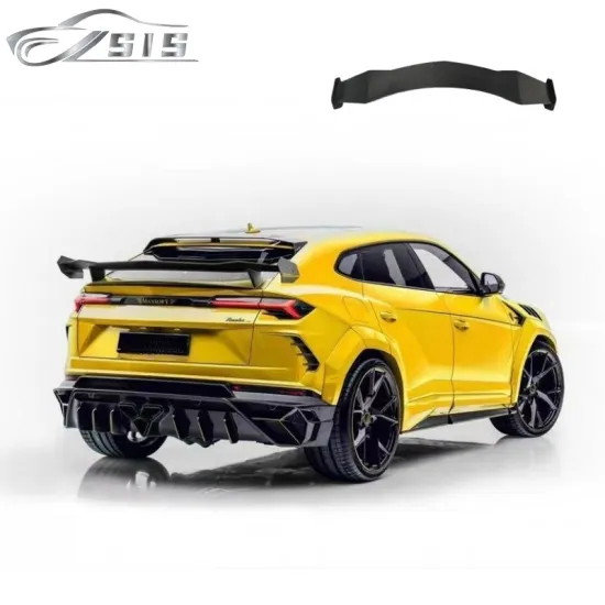 DRY Carbon Fiber Rear Spoiler M Style Wing Fit for LAM Urus GT All Year