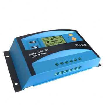 12V 24V Auto Low Price Solar Pump Controllers 30A 60A PWM Charge Controller for PV Systems with USB