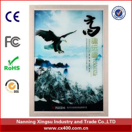 injection texture advertising boards for elevator