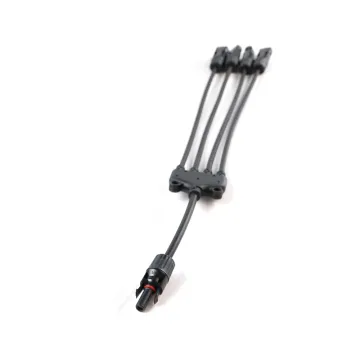 Male to 4 Female PV Solar MC Connector Y-Branch Extension Power Cable for Solar Panels