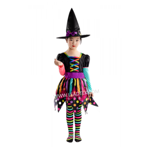 Halloween Playful Girls Witch Costumes