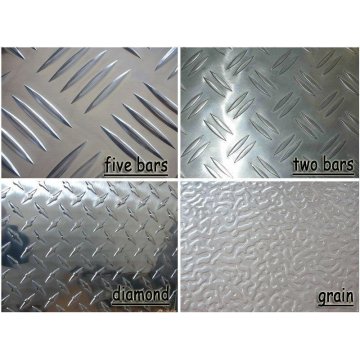 Para la hoja de aluminio grabada en relieve estuco del refrigerador