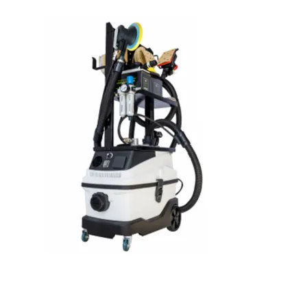Automotive Dust-Free Polishing Machine: Car Pneumatic Dual Head Dry Grinding Machine