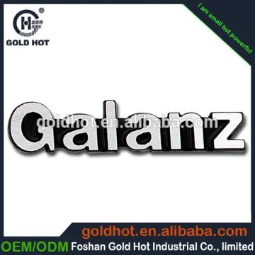 best selling aluminum famous company metal logo for equipment