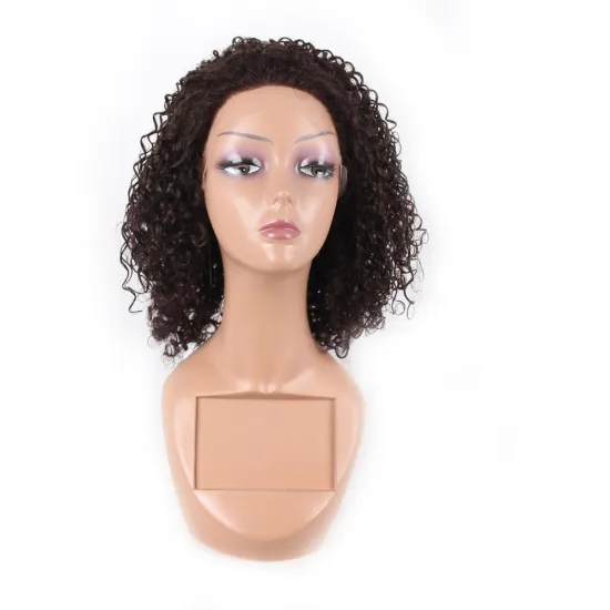 Wholesale new arrival bob curly fro wigs human hair lace front wigs