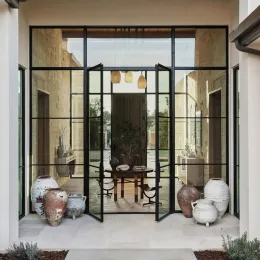 Aluminium Framed Doors With Glass