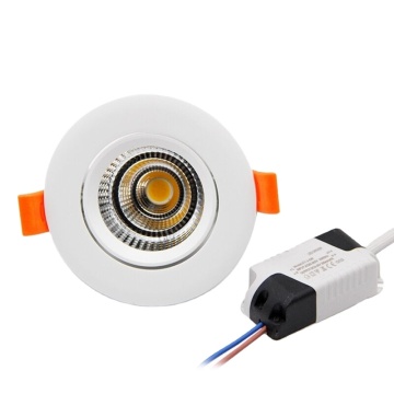 Durlitecn Commercial Ceiling Spot COB Lights: 2inch to 3inch, 3W to 30W, Round Housing, Dimmable Recessed LED Downlights
