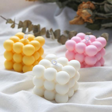 Bonne vente de bougies de cube à bulles de vente unique en vrac