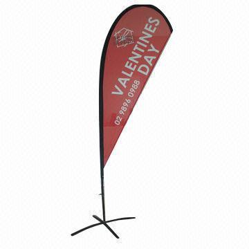 13ft Feather Flag with Digital Printing on Both Sides, Including Carry Bag