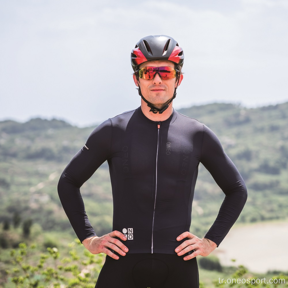 Erkekler Pro Team Uzun Kollu Windstopper Jersey