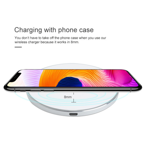 Быстрое беспроводное зарядное устройство для Samsung Note iPhone 8