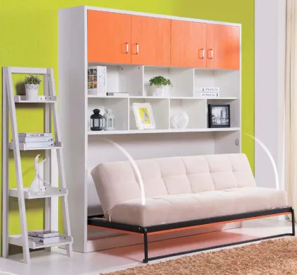 Innovative Space-Saving Invisible Bed Furniture