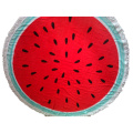 plain printed microfiber round beach towel