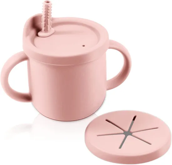 Silicone Baby Cup With Lid