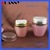 AIRLESS PUMP BOTTLE,PINK COSMETIC CONTAINER