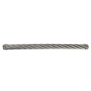 Galvanized aircraft cable coated wire rope