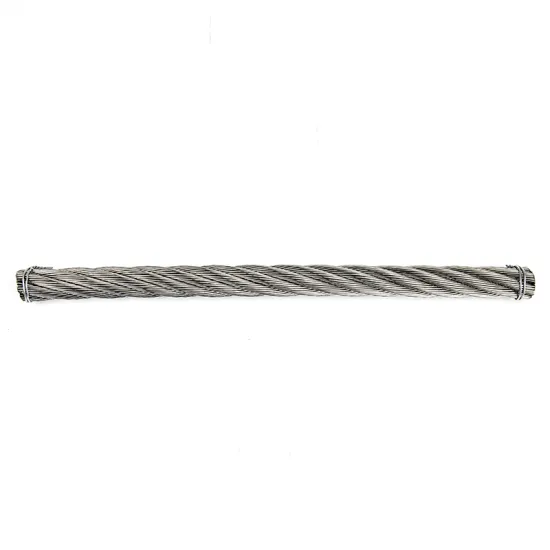 Galvanized aircraft cable coated wire rope